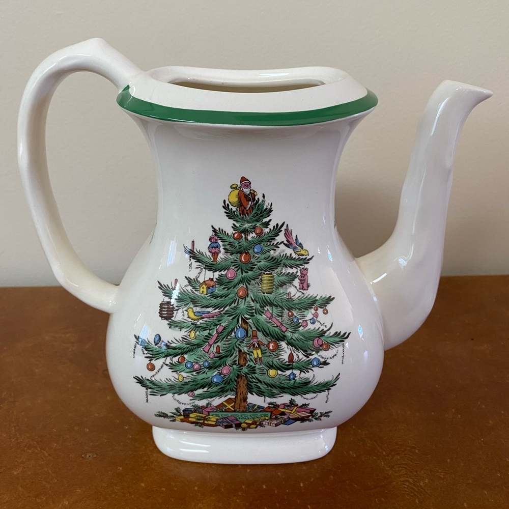 Spode Vintage Christmas Tree Coffee Pot without Lid